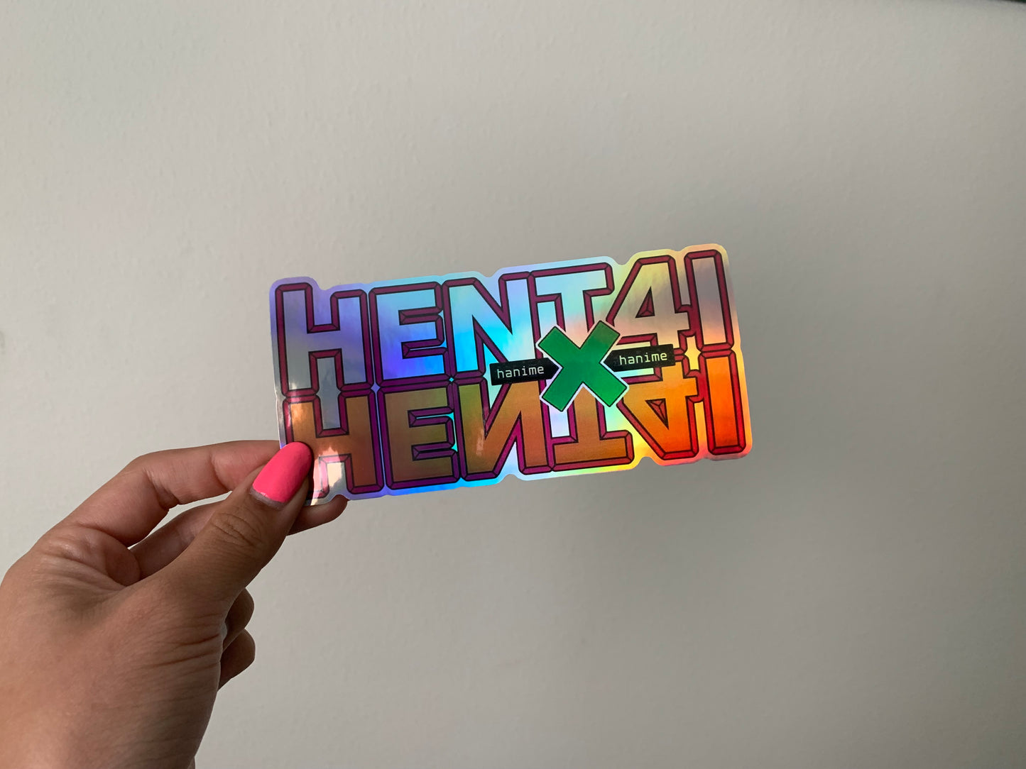 Hent4i x Hent4i Holographic Vinyl Decal