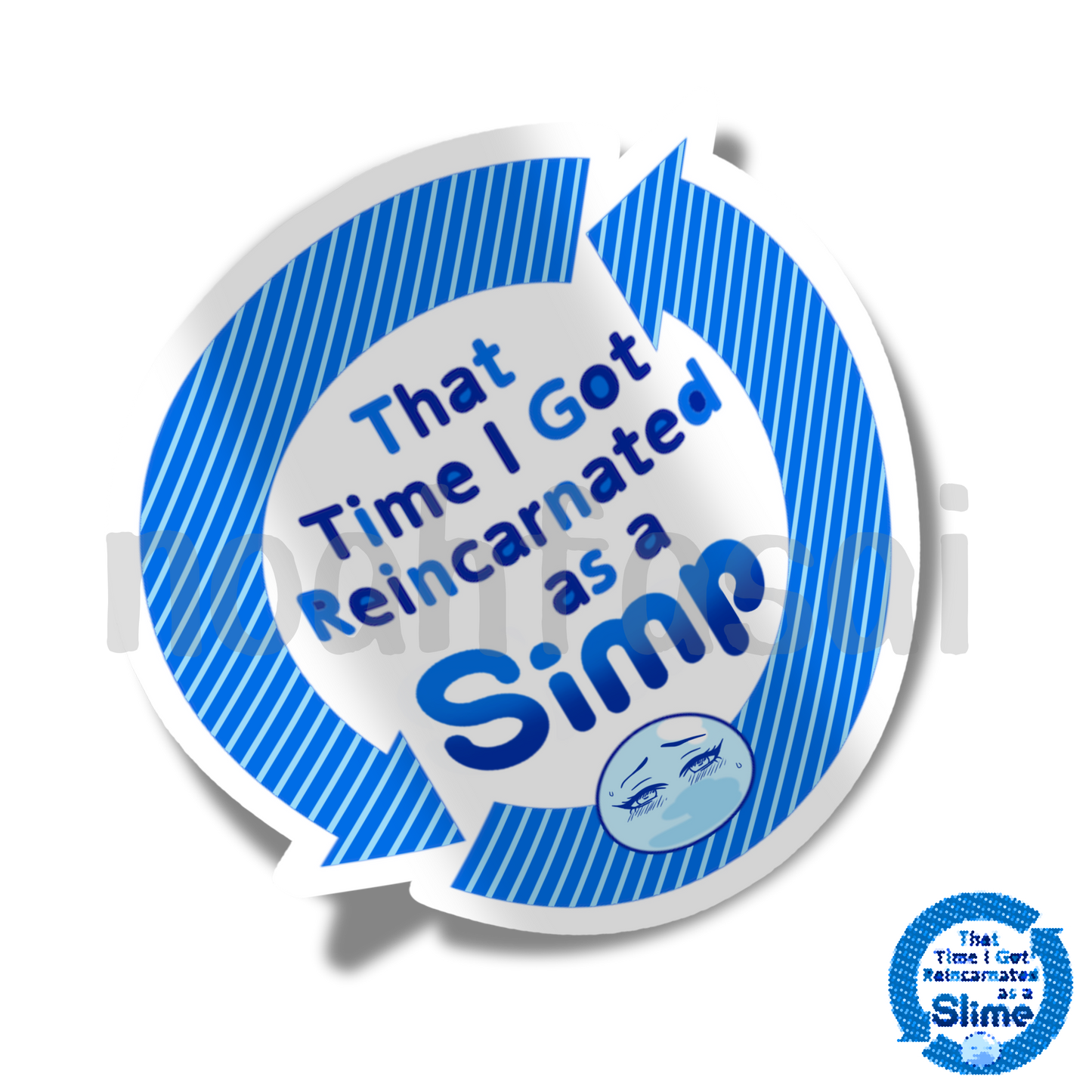 Reincarnated Simp Sticker