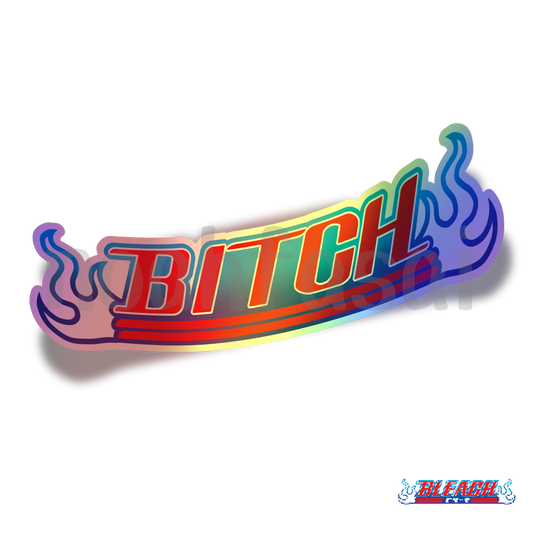 Bitch Holographic Vinyl Decal
